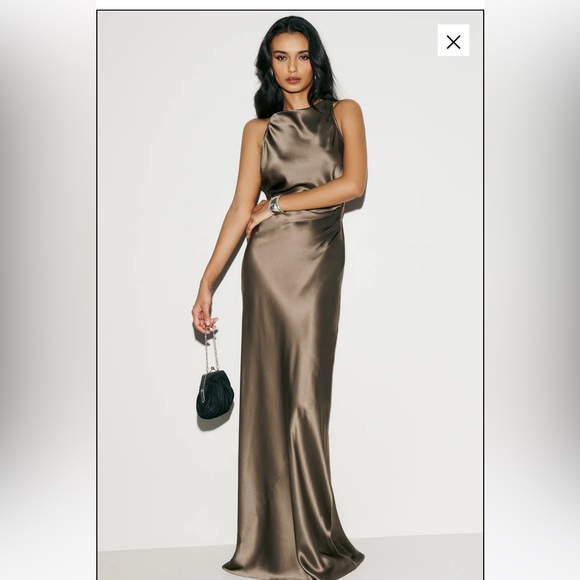 Reformation Dresses & Skirts - Reformation Anaiis Silk Dress in Morel